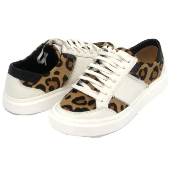 NWOB. Ugg Alameda Spooty Lace Up Leopord Sneaker 8.5 - Picture 6 of 7